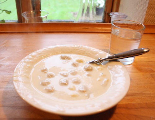 Asparges suppe, 4 personer
