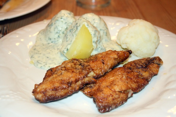 Stegt makrel, 4 personer