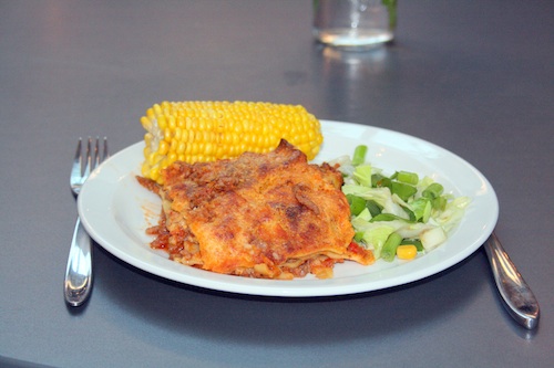 Lasagne, til 6 personer